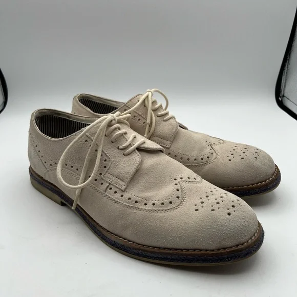 Kenneth Cole | Shoes | Kenneth Cole Wingtip Oxford Beige 